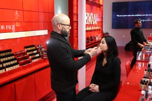 The Armani Box pop up shop in Soho.