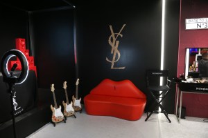 The YSL pop up shop in Soho.