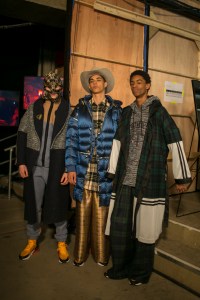 Backstage at Astrid Andersen Men's Fall 2018