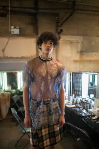 Backstage at Astrid Andersen Men's Fall 2018