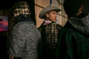 Backstage at Astrid Andersen Men's Fall 2018