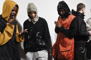Backstage at A-Cold-Wall Men's Fall 2018