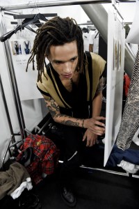 Backstage at Blood Brother Men's Fall 2018