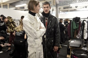 Backstage at Blood Brother Men's Fall 2018