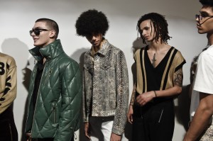 Backstage at Blood Brother Men's Fall 2018