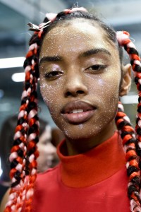 Backstage at Bobby Abley Men's Fall 2018
