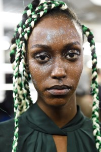 Backstage at Bobby Abley Men's Fall 2018