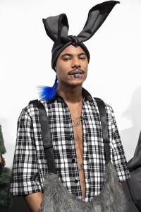 Backstage at Bobby Abley Men's Fall 2018