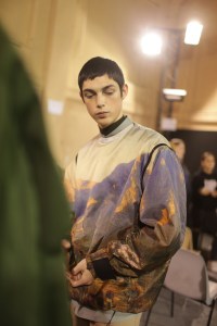 Backstage at OAMC Men's Fall 2018