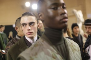 Backstage at OAMC Men's Fall 2018