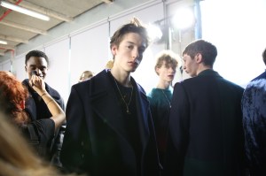 Backstage at Paul Smith Men's Fall 2018
