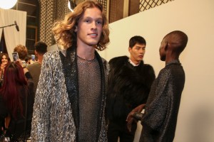 Backstage at Balmain Homme Men's Fall 2018
