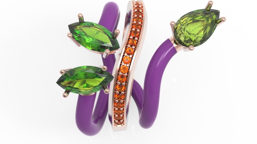 A ring from Bea Bongiasca "You're so vine!" collection