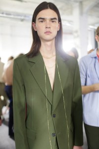 Backstage at Acne Studios Men's Fall 2018