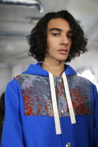Backstage at Acne Studios Men's Fall 2018