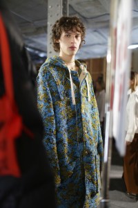 Backstage at Acne Studios Men's Fall 2018
