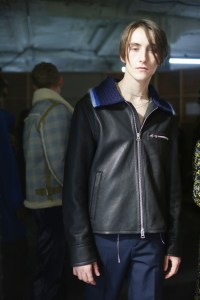 Backstage at Acne Studios Men's Fall 2018