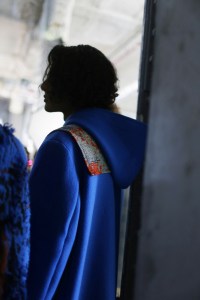 Backstage at Acne Studios Men's Fall 2018