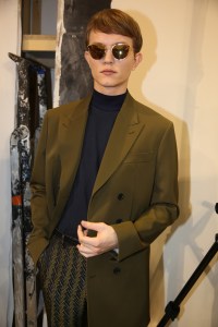 Backstage at Cerrutti 1881 Men's Fall 2018