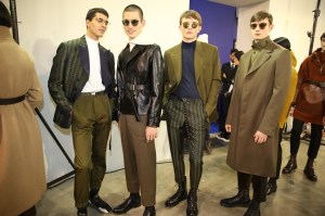 Backstage at Cerrutti 1881 Men's Fall 2018