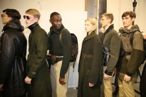 Backstage at Cerrutti 1881 Men's Fall 2018