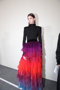 Backstage at Givenchy Couture Spring 2018