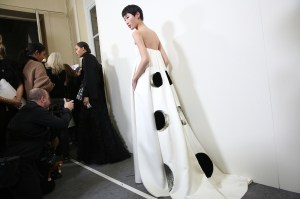 Backstage at Givenchy Couture Spring 2018
