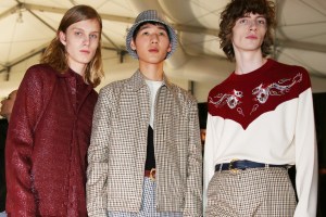 Backstage at Kenzo Men's Fall 2018