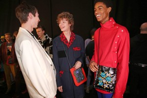 Backstage at Kenzo Men's Fall 2018