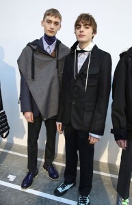 Backstage at Lanvin Men's Fall 2018