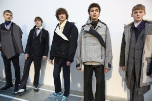 Backstage at Lanvin Men's Fall 2018