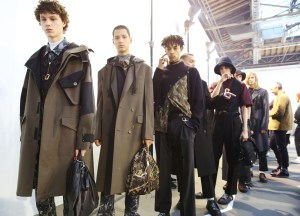 Backstage at Lanvin Men's Fall 2018