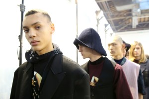 Backstage at Lanvin Men's Fall 2018