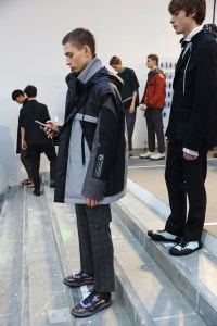 Backstage at Lanvin Men's Fall 2018
