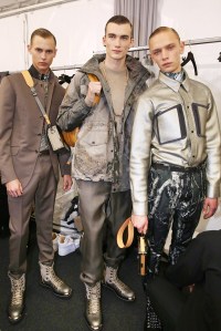 Backstage at Louis Vuitton Men's Fall 2018