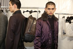 Backstage at Louis Vuitton Men's Fall 2018