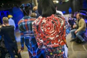 Backstage at Charles Jeffrey Loverboy Men's Fall 2018