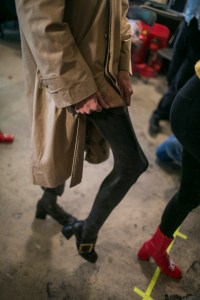 Backstage at Charles Jeffrey Loverboy Men's Fall 2018