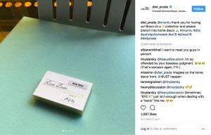 Diet Prada also nabbed an invite to Miu Miu’s October show.