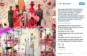 Diet Prada in October calls out Dolce & Gabbana, thus upsetting Stefano Gabbana, who asks for an apology.