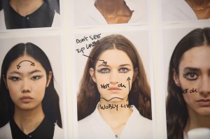 Backstage at Christian Dior Couture Spring 2018