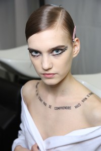 Backstage at Christian Dior Couture Spring 2018