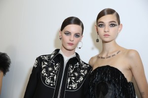 Backstage at Christian Dior Couture Spring 2018