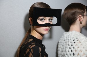 Backstage at Christian Dior Couture Spring 2018
