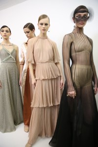 Backstage at Christian Dior Couture Spring 2018
