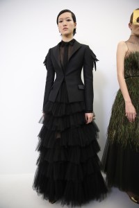 Backstage at Christian Dior Couture Spring 2018