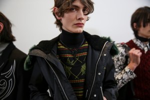 Backstage at Dior Homme Men's Fall 2018