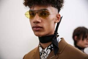 Backstage at Dior Homme Men's Fall 2018