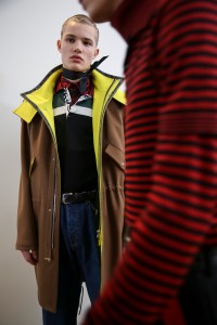 Backstage at Dior Homme Men's Fall 2018