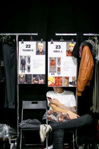 Backstage at Ermenegildo Zegna Men's Fall 2018